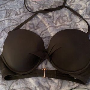Black cross cross bikini top